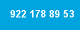 922 178 89 53 922 178 89 53
